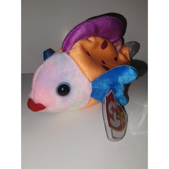 Ty Beanie Babies Lips The‎ Fish March 15 1999 - Picture 1 of 6